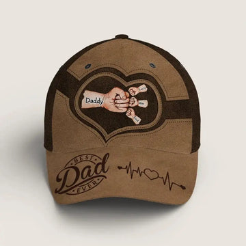 Best Dad Ever - Personalized Classic Cap - Gifts for Dad, Grandpa TeeInBlue