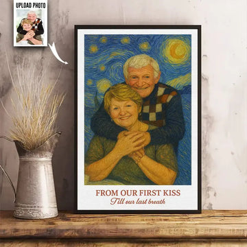 Custom Portrait Poster – Wedding Anniversary Gift for Wife Duconspace