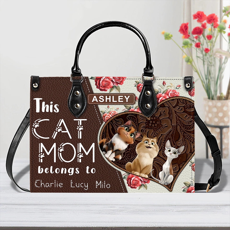This Cat Mom Belongs To – Personalized Gift for Cat Lovers