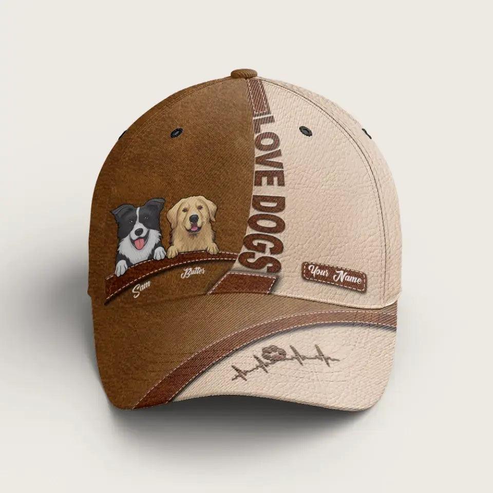 Dogs Are The Best People Personalized Classic Cap for Dog Lovers