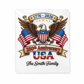 1776–2026 USA 250th Anniversary Personalized Car Decal Duconspace