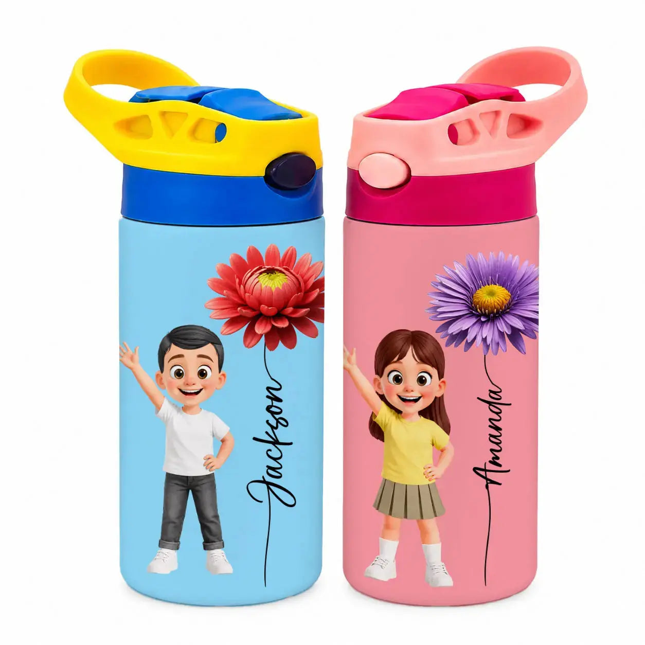 Custom Kids Insulated Water Bottle