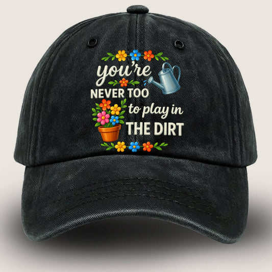 [#1] Gardening Wash Demi Cap – Adjustable Gift Hat for Women
