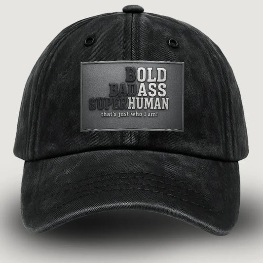 #1 Grumpy Old Man Hat – Vintage Washed Grandpa Baseball Cap
