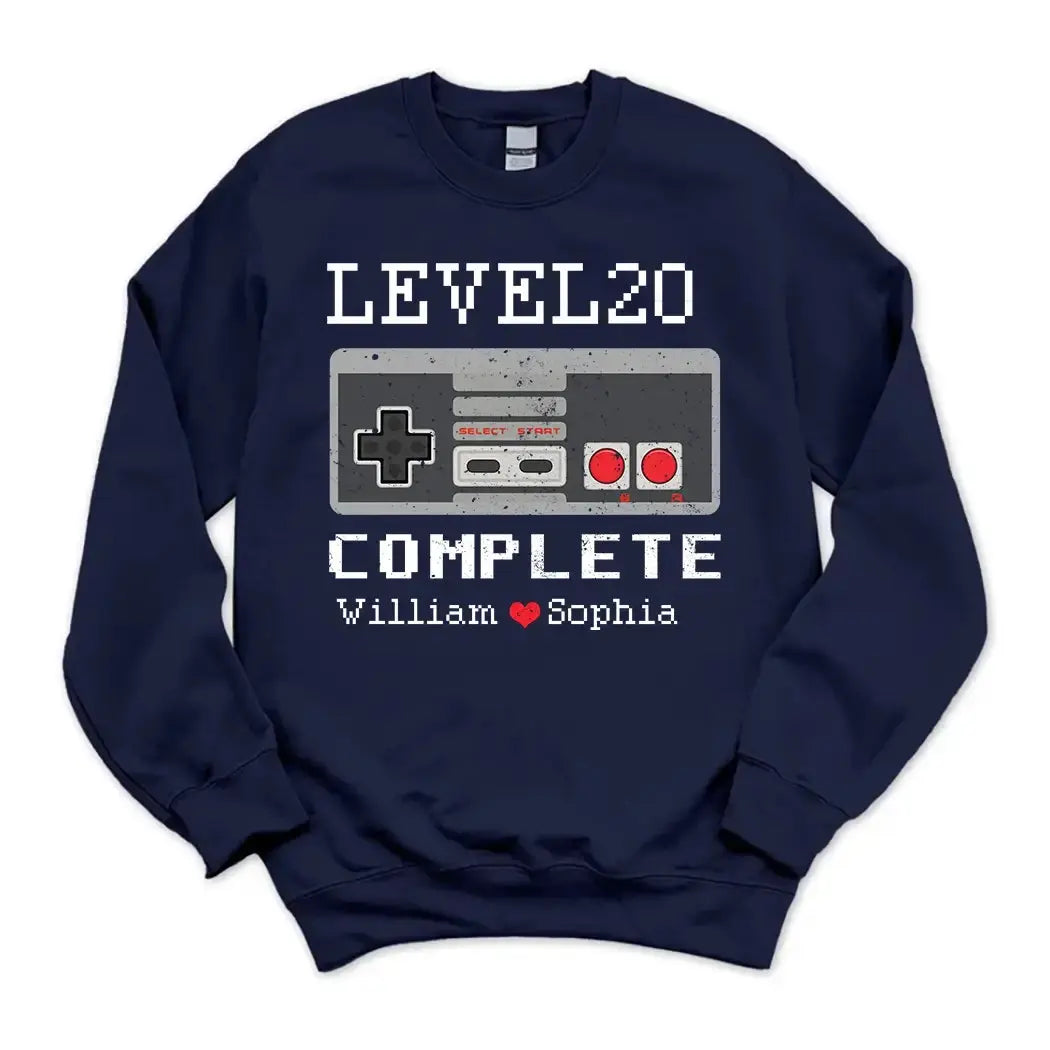 20th Anniversary Gamer Shirts - Personalized Gift for Couple Duconspace