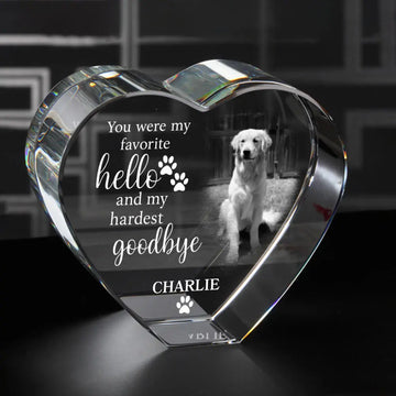3D Photo Crystal Gift – Custom Pet Idea #5 Duconspace