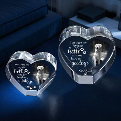 3D Photo Crystal Gift – Custom Pet Idea #5