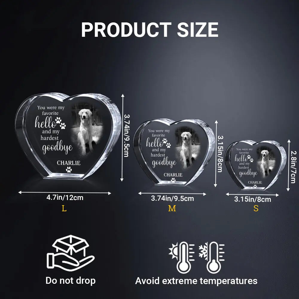 3D Photo Crystal Gift – Custom Pet Idea #5 Duconspace