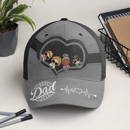 Best Dad Ever - Personalized Classic Cap - Gift for Dad, Grandpa, Husband