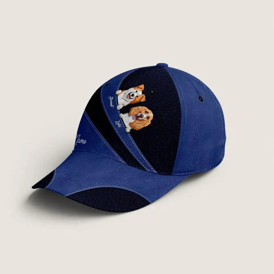 Life Is Better With A Furry Friend - Dog & Cat Personalized Custom Cap TeeInBlue