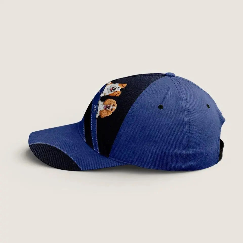 Life Is Better With A Furry Friend - Dog & Cat Personalized Custom Cap TeeInBlue