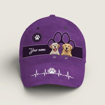 Dog Kisses Fix Everything - Dog & Cat Personalized Custom Classic Cap TeeInBlue