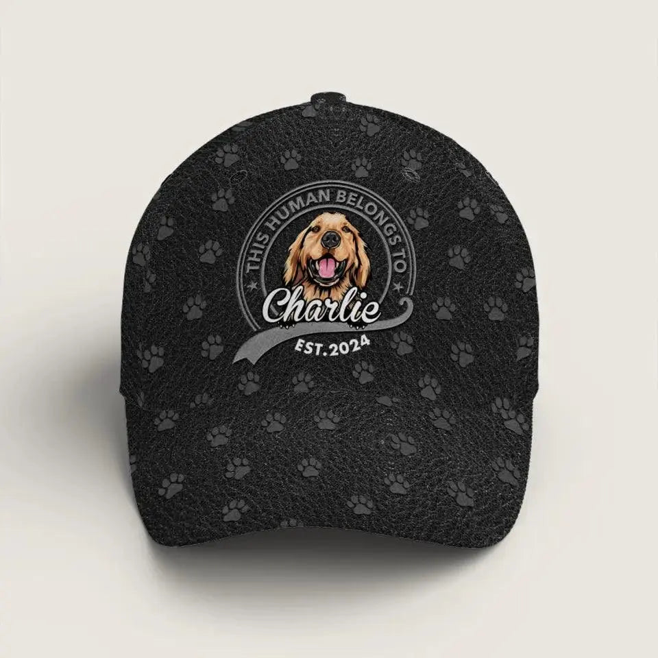The Best Therapist Has Fur And Four Legs - Dog Personalized Custom Hat TeeInBlue