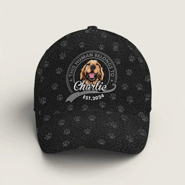 The Best Therapist Has Fur And Four Legs - Dog Personalized Custom Hat TeeInBlue