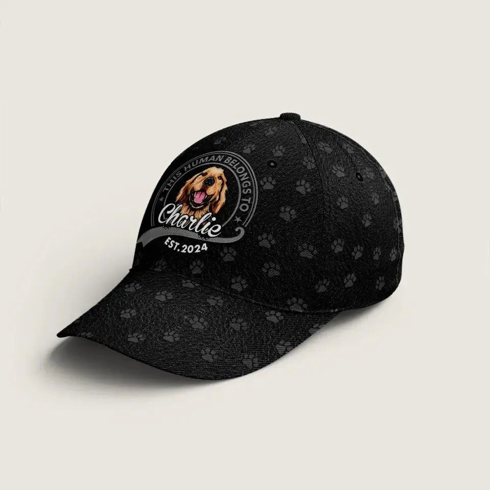 The Best Therapist Has Fur And Four Legs - Dog Personalized Custom Hat TeeInBlue