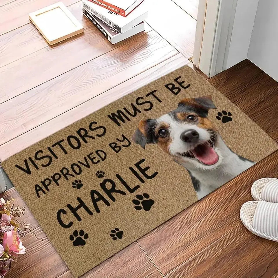 Gift for dog lover – custom photo doormat