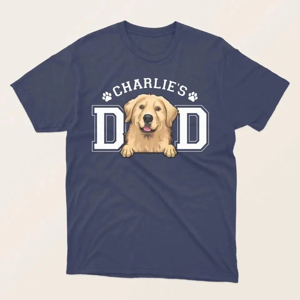 Dog Dad Dog Mom Basic - Personalized Custom Unisex T-Shirt Dreamship