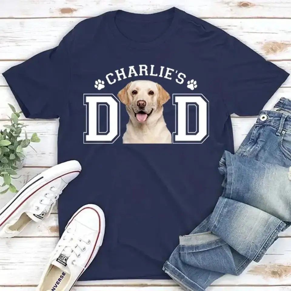 Dog Dad Dog Mom Basic - Personalized Custom Unisex T-Shirt Dreamship