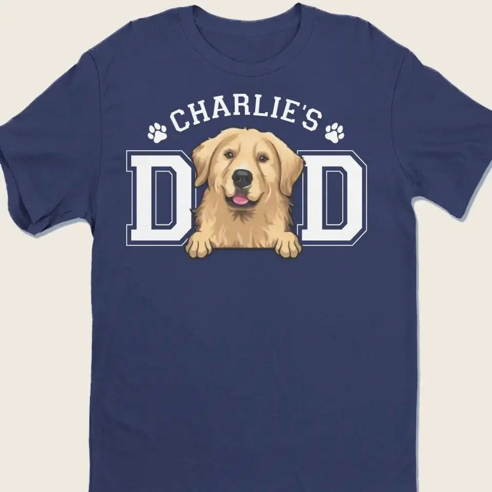 Dog Dad Dog Mom Basic - Personalized Custom Unisex T-Shirt Dreamship