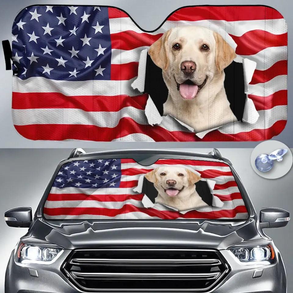 Custom Photo Let Adventures Fill Your Soul - Dog & Cat Personalized Auto Windshield Sunshade