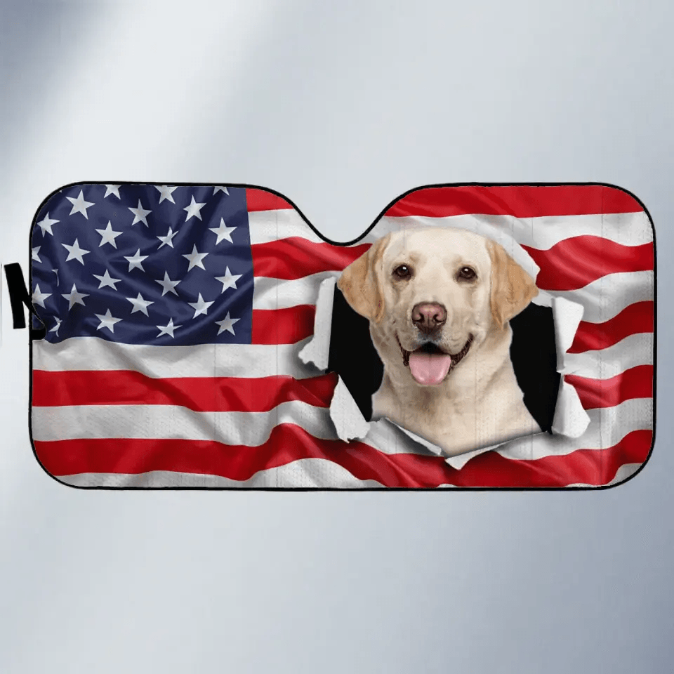 Custom Photo Let Adventures Fill Your Soul - Dog & Cat Personalized Auto Windshield Sunshade