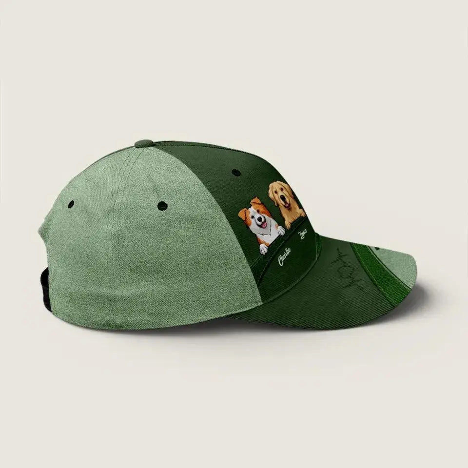 Morning Without You Is A Dwindled Dawn - Dog Personalized Custom Hat TeeInBlue