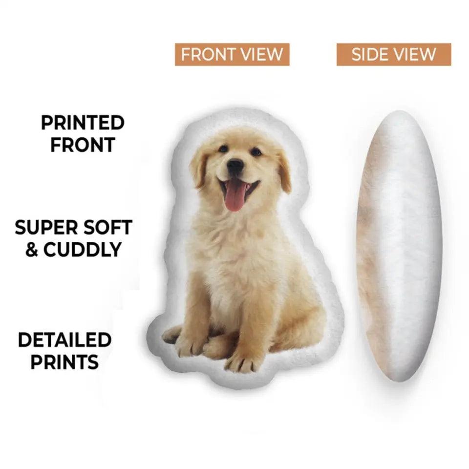 Custom Photo My Beloved Fur Baby - Dog & Cat Personalized Custom Shaped Pillow