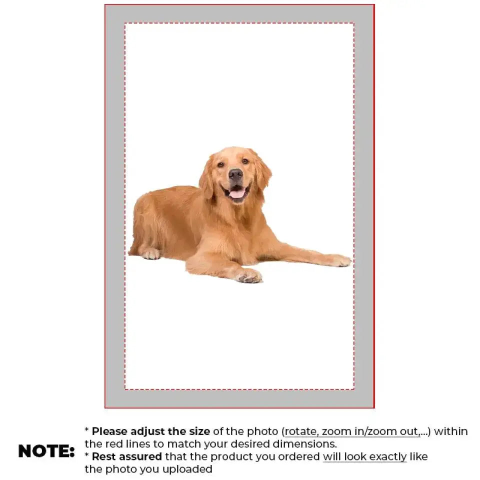 Custom Photo My Beloved Fur Baby - Dog & Cat Personalized Custom Shaped Pillow TeeInBlue