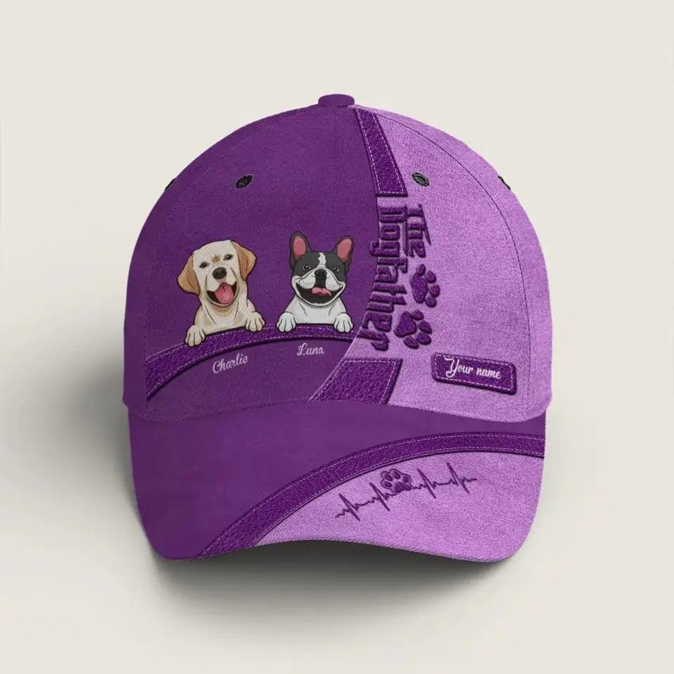 The Dog Father - Dog Personalized Custom Hat TeeInBlue
