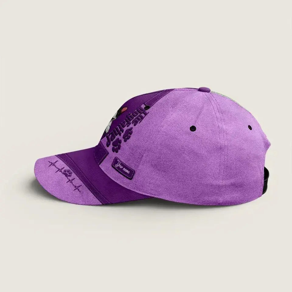 The Dog Father - Dog Personalized Custom Hat TeeInBlue