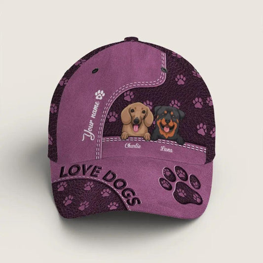 Dogs Make Our Lives Whole - Dog & Cat Personalized Custom Hat