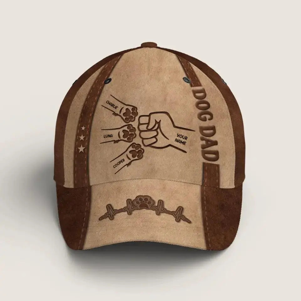 Dogs Are Our Link To Paradise - Dog Personalized Custom Hat TeeInBlue