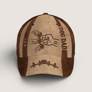 Dogs Are Our Link To Paradise - Dog Personalized Custom Hat TeeInBlue