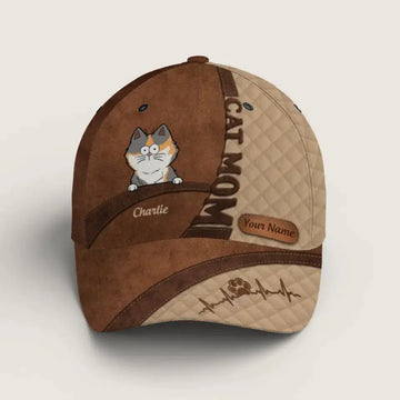Keep Calm And Love Cats - Cat Personalized Custom Hat Duconspace