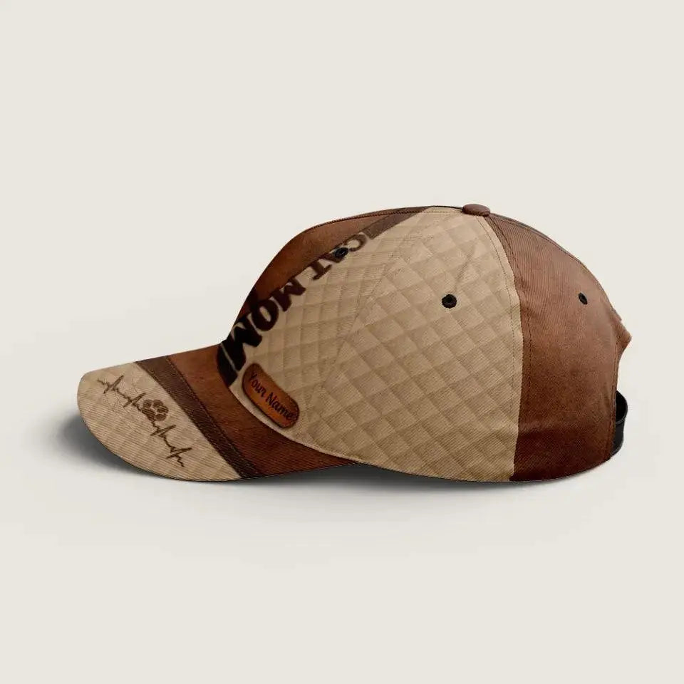 Keep Calm And Love Cats - Cat Personalized Custom Hat Duconspace