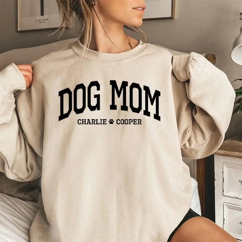 Best Dog Mom Ever - Dog & Cat Personalize Sweater Dreamship