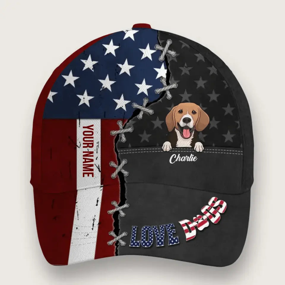 You Are My Beloved Dogs - Dog Personalized Custom Hat TeeInBlue