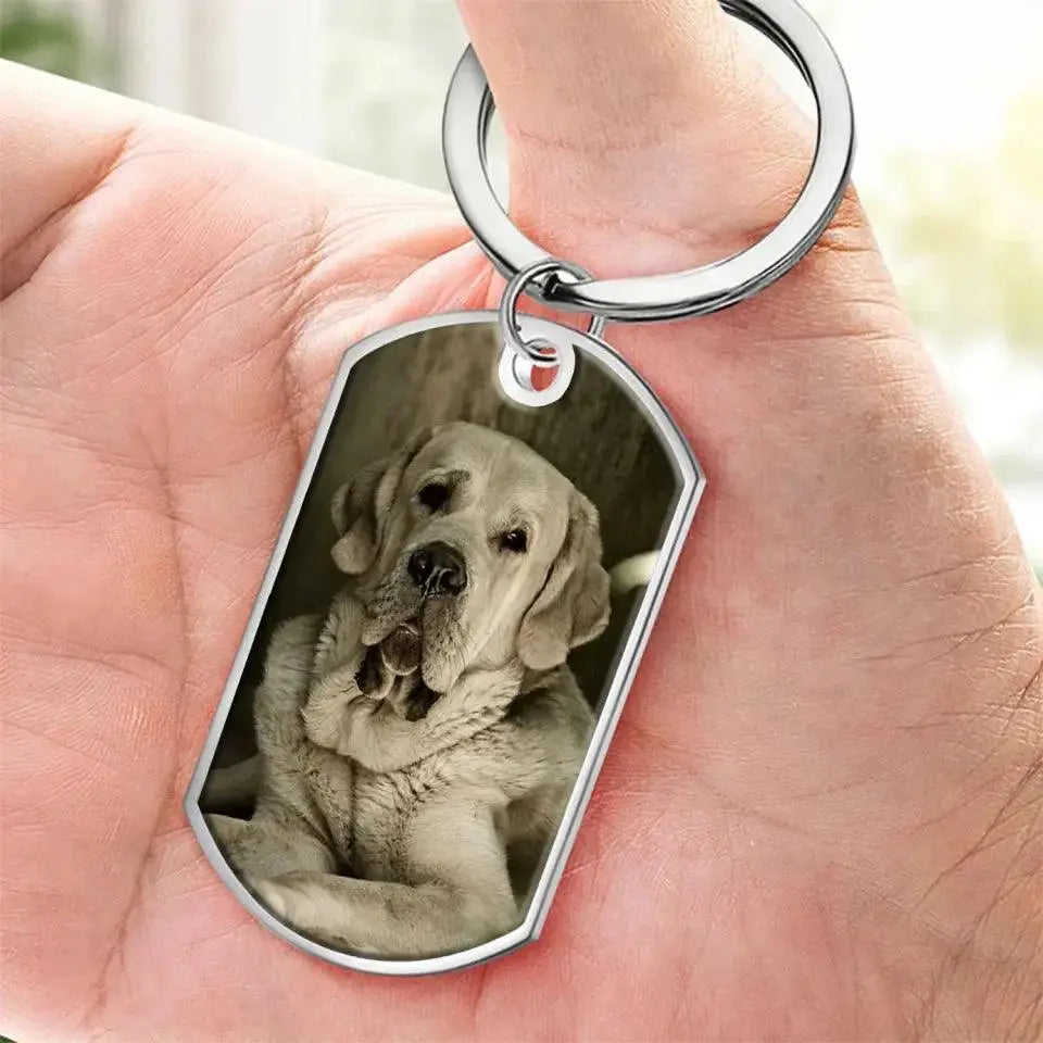 Dog Keychain Dog Memorial Gifts For Loss Of Dog - Personalized Keychains Ducon Space