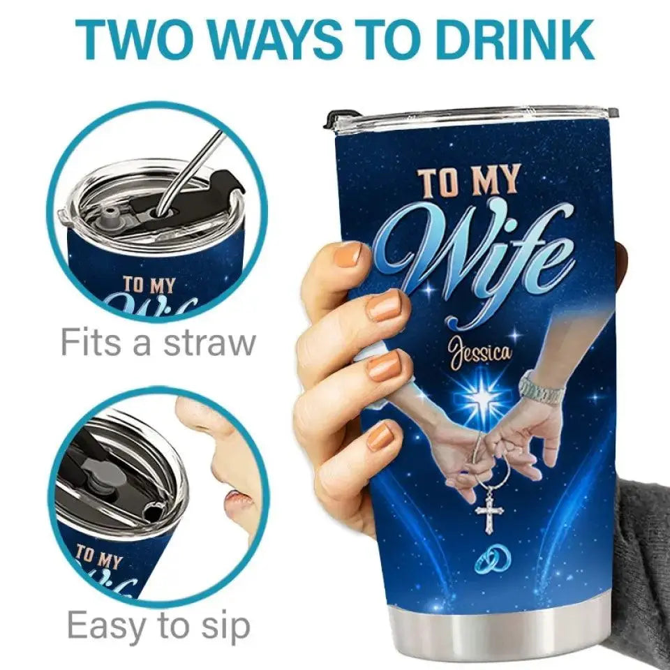 Once Upon A Time - Couple Custom Tumbler - Gift For Wife, Anniversary Gift Ducon Space