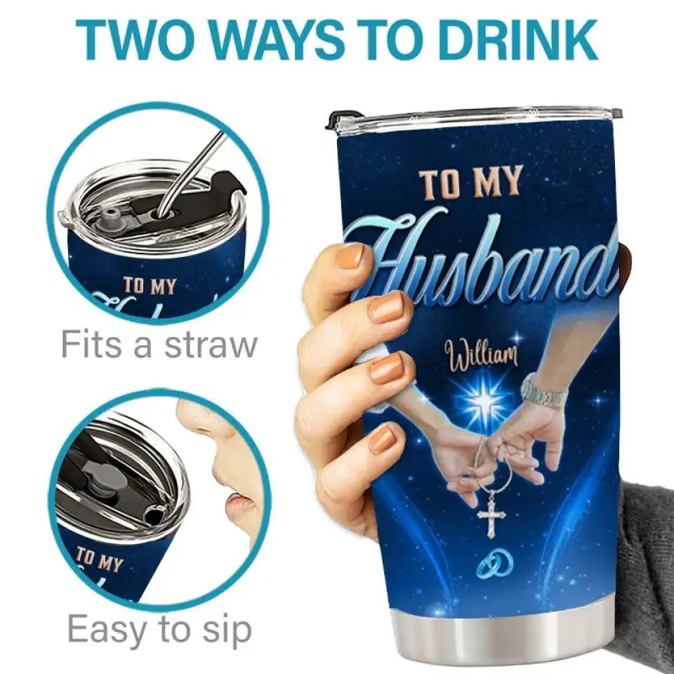 Once Upon A Time - Couple Custom Tumbler - Gift For Husband, Anniversary Gift Ducon Space