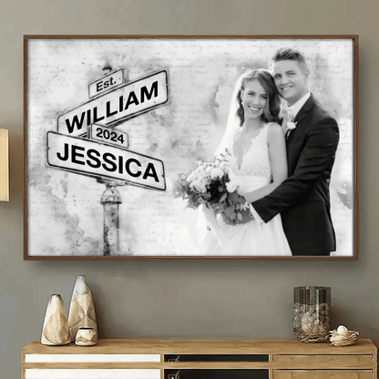 Custom Photo I Need You Because I Love You - Couple Custom Horizontal Poster