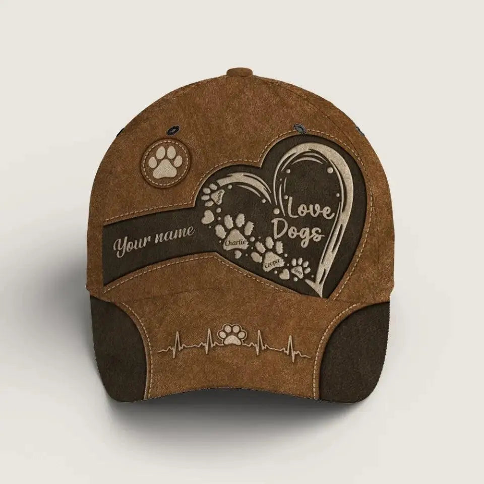 Dogs Are Like Humans, Only Without The Flaws - Dog Custom Hat TeeInBlue