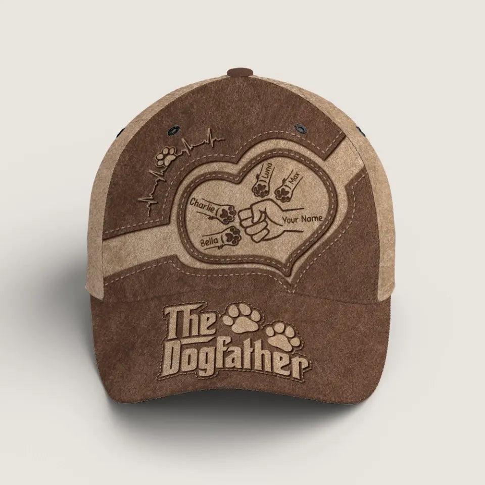 The Dogfather - Dog Personalized CustomCap - Gift For Pet Owners, Pet Lovers