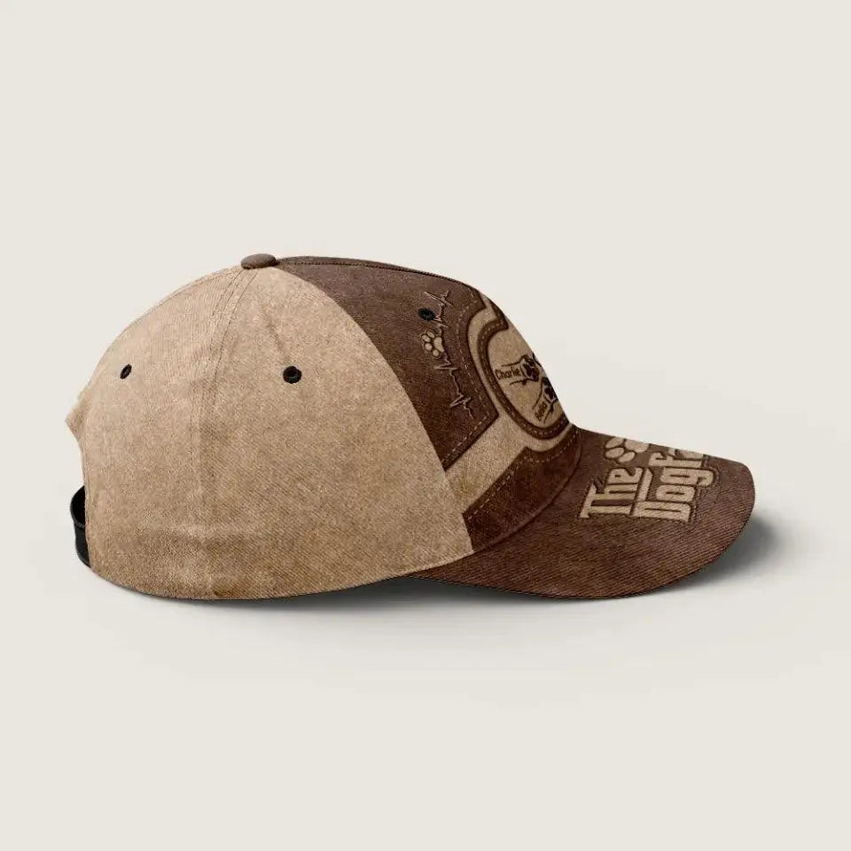 The Dogfather - Dog Personalized CustomCap - Gift For Pet Owners, Pet Lovers TeeInBlue