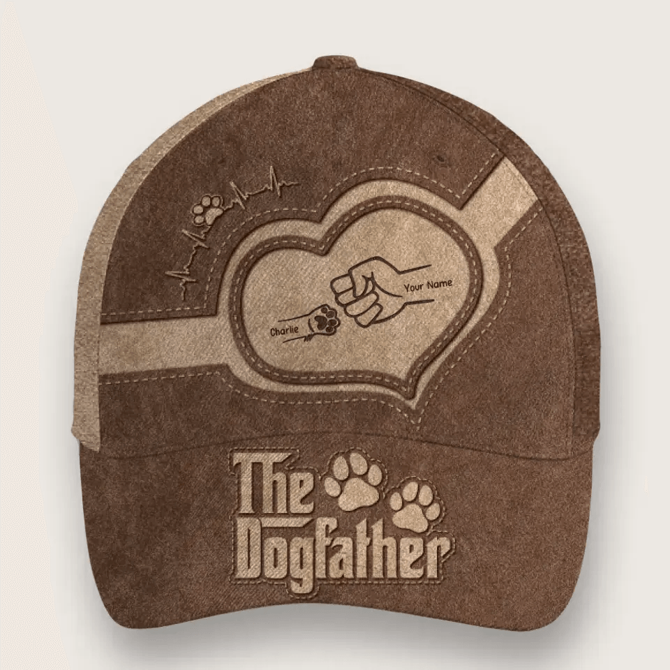 The Dogfather - Dog Personalized CustomCap - Gift For Pet Owners, Pet Lovers