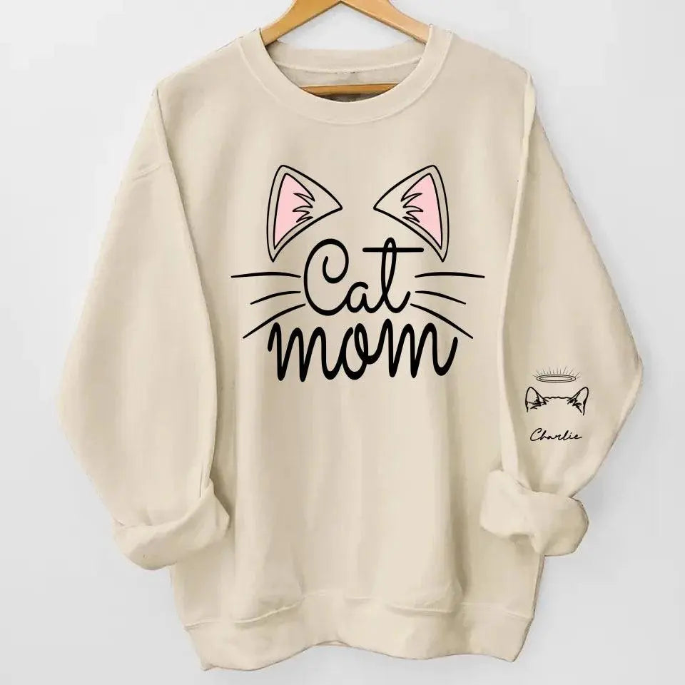 Custom Cat Names Sweatshirt & Hoodie - Perfect for Cat Moms - Gifts for Cat Lovers, Cat Mom Dreamship
