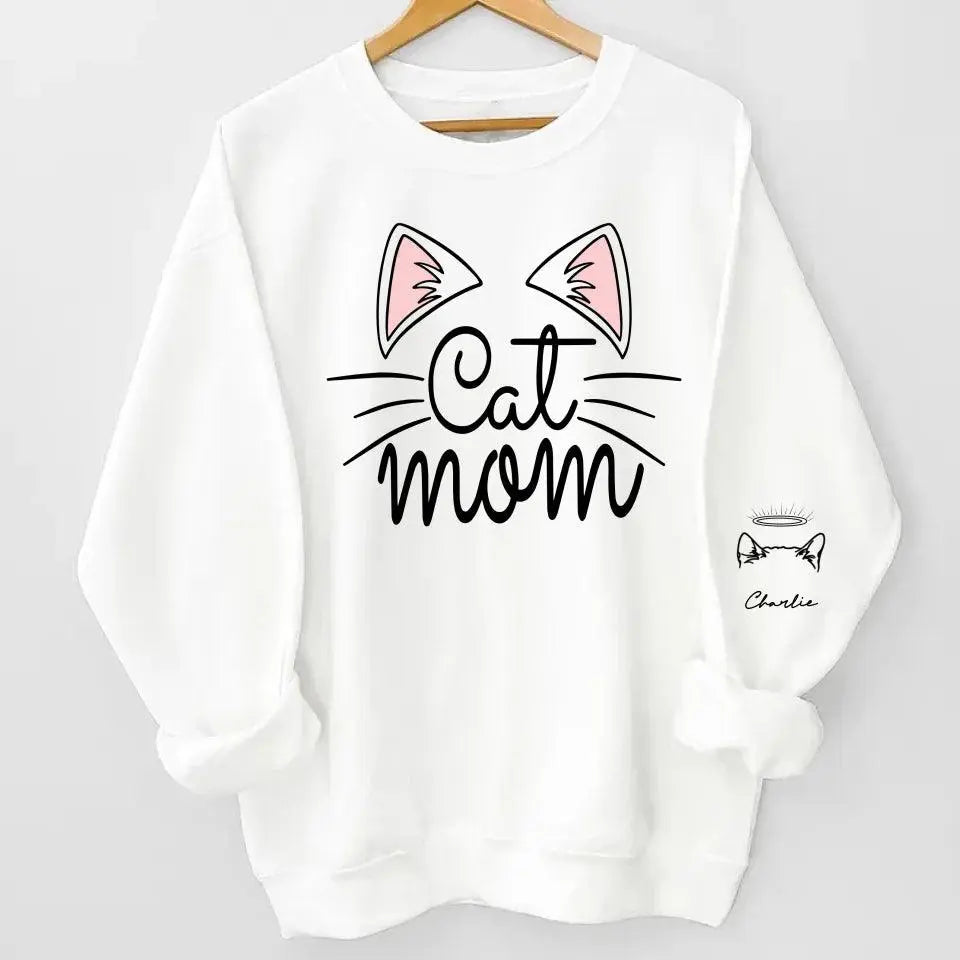 Custom Cat Names Sweatshirt & Hoodie - Perfect for Cat Moms - Gifts for Cat Lovers, Cat Mom Dreamship