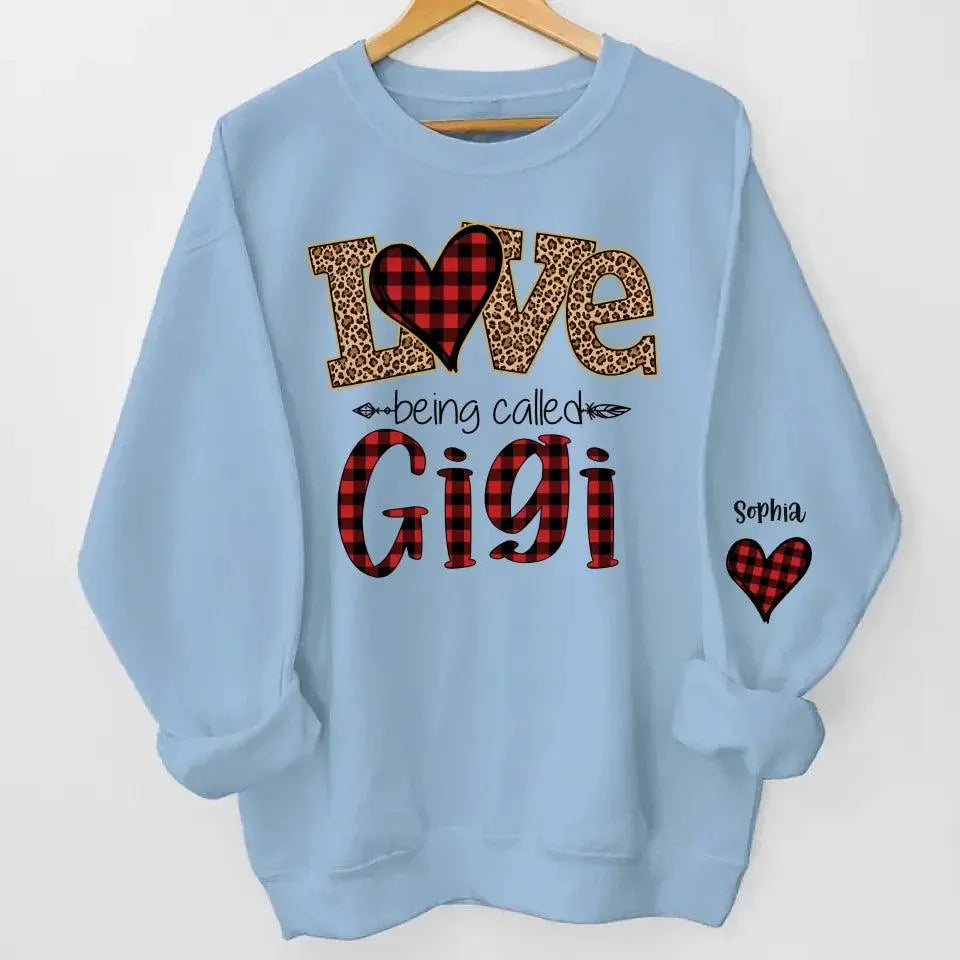 Love Being Called Grandma Sweatshirt, Christmas Nana Sweatshirt, Custom Grandma Claus Christmas Sweatshirt & Hoodie Dreamship