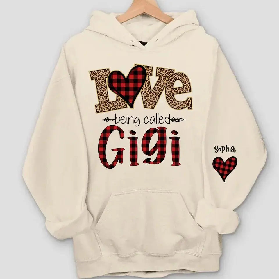 Love Being Called Grandma Sweatshirt, Christmas Nana Sweatshirt, Custom Grandma Claus Christmas Sweatshirt & Hoodie Dreamship