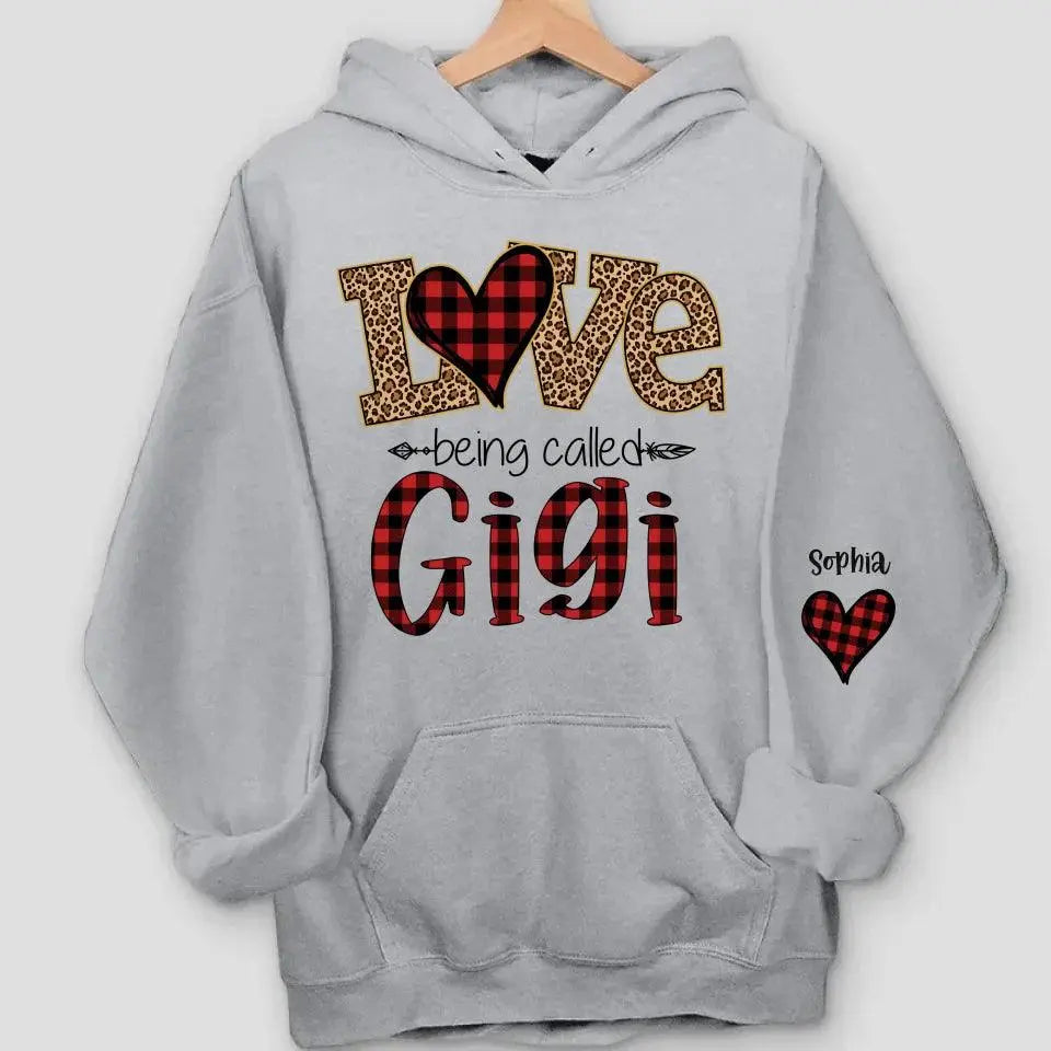 Love Being Called Grandma Sweatshirt, Christmas Nana Sweatshirt, Custom Grandma Claus Christmas Sweatshirt & Hoodie Dreamship